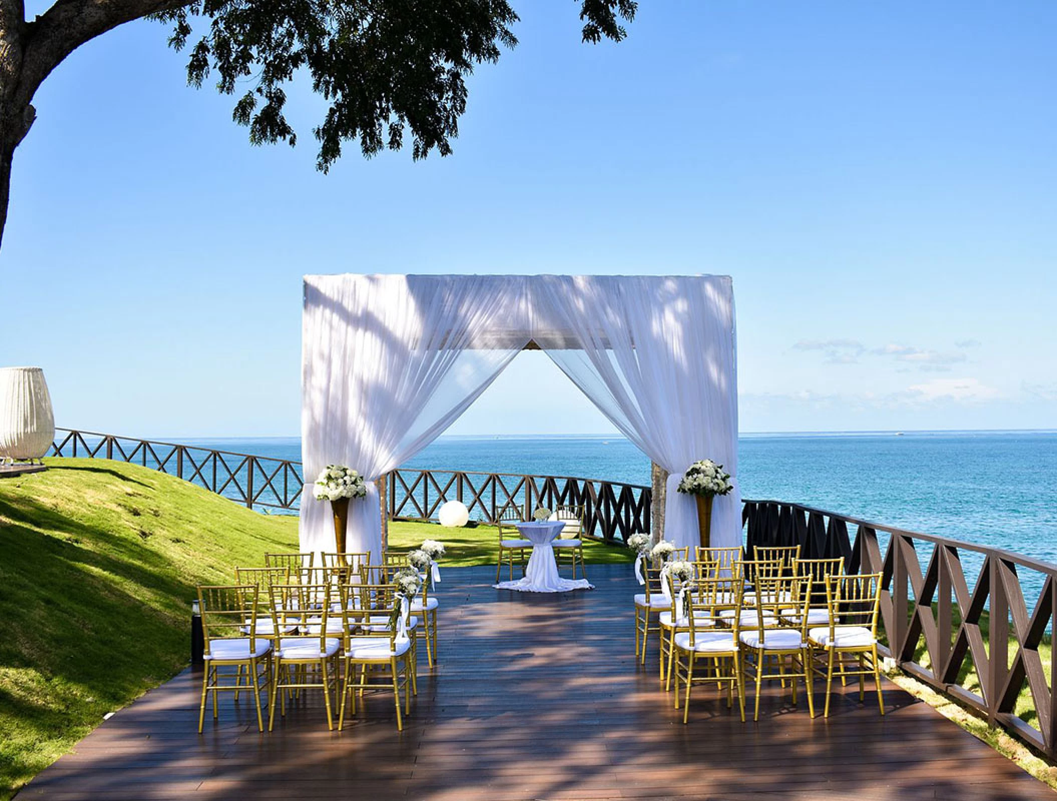 Royalton Negril Ocean Point Gazebo Wedding Venue.