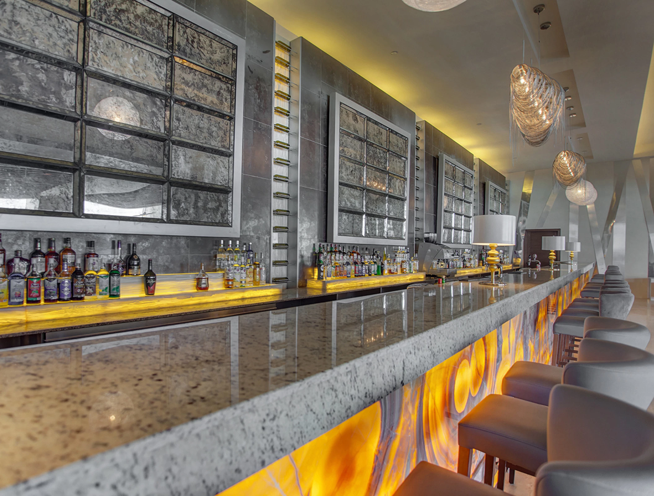 Royalton Negril Lobby Bar Wedding Cocktail Venue.