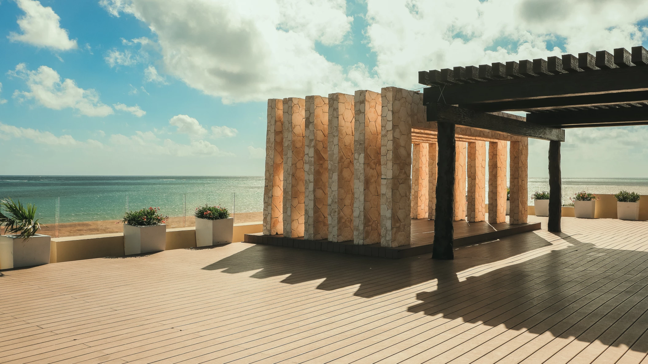 Royalton Riviera Cancun sky deck wedding venue