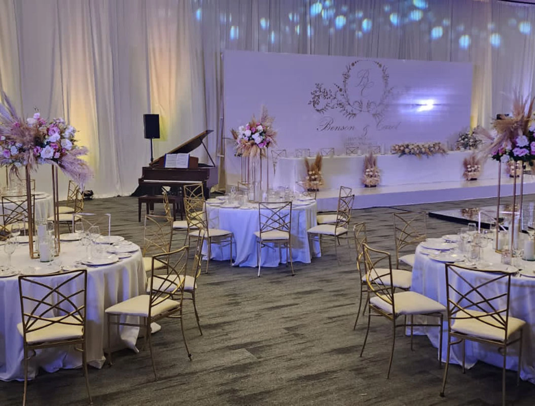 Wedding Reception at Ballroom on Royalton Splash Riviera Cancun