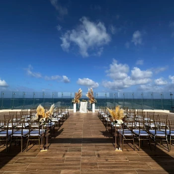 Sky wedding venue  at Royalton splash riviera cancun
