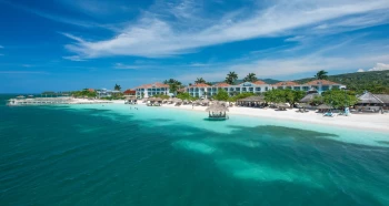 Aerial view of Sandals Montego Bay