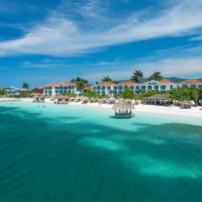 Aerial view of Sandals Montego Bay