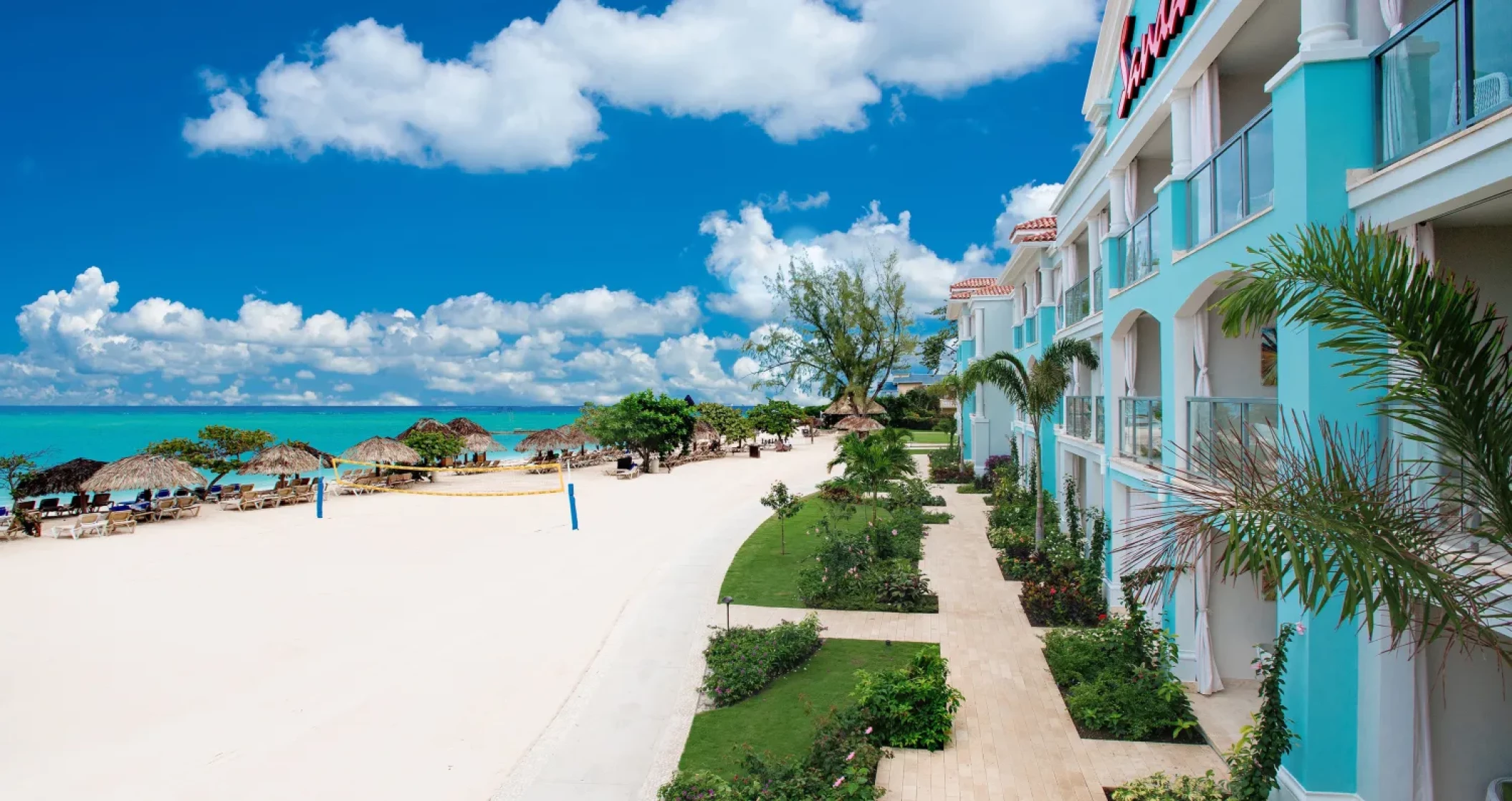 Beach at Sandals Montego Bay