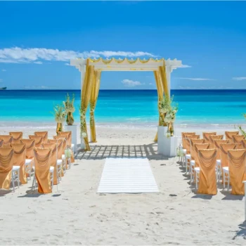 Ceremony in the beach at Sandals Montego Bay