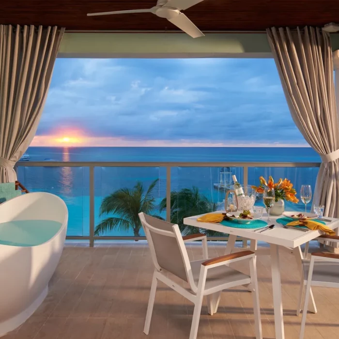 Master balcony at Sandals Montego Bay