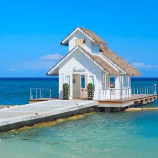 Over water chapel at Sandals Montego Bay