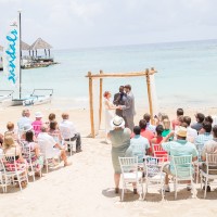Ceremony in the beach at Sandals Ochi