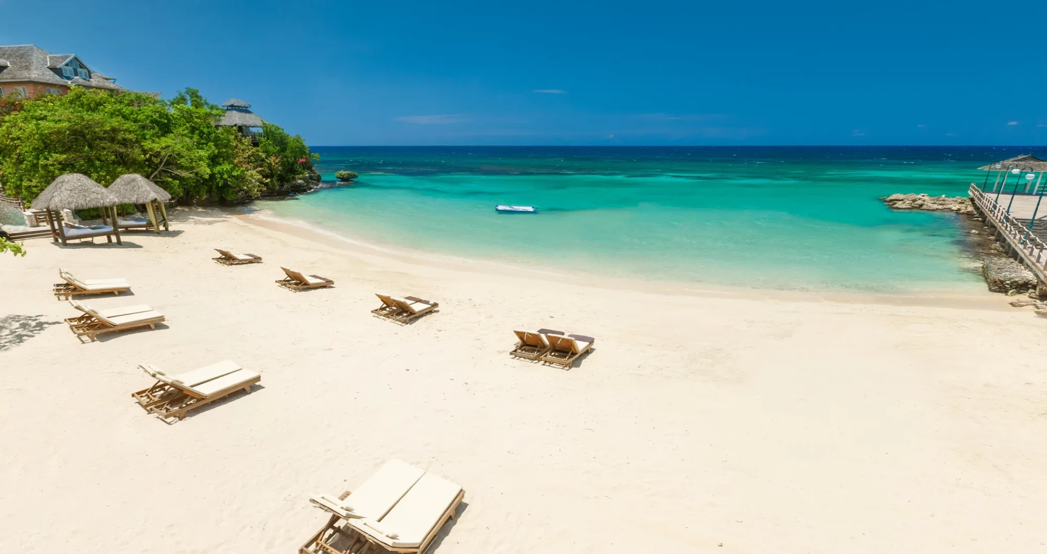 Beach at Sandals Ochi