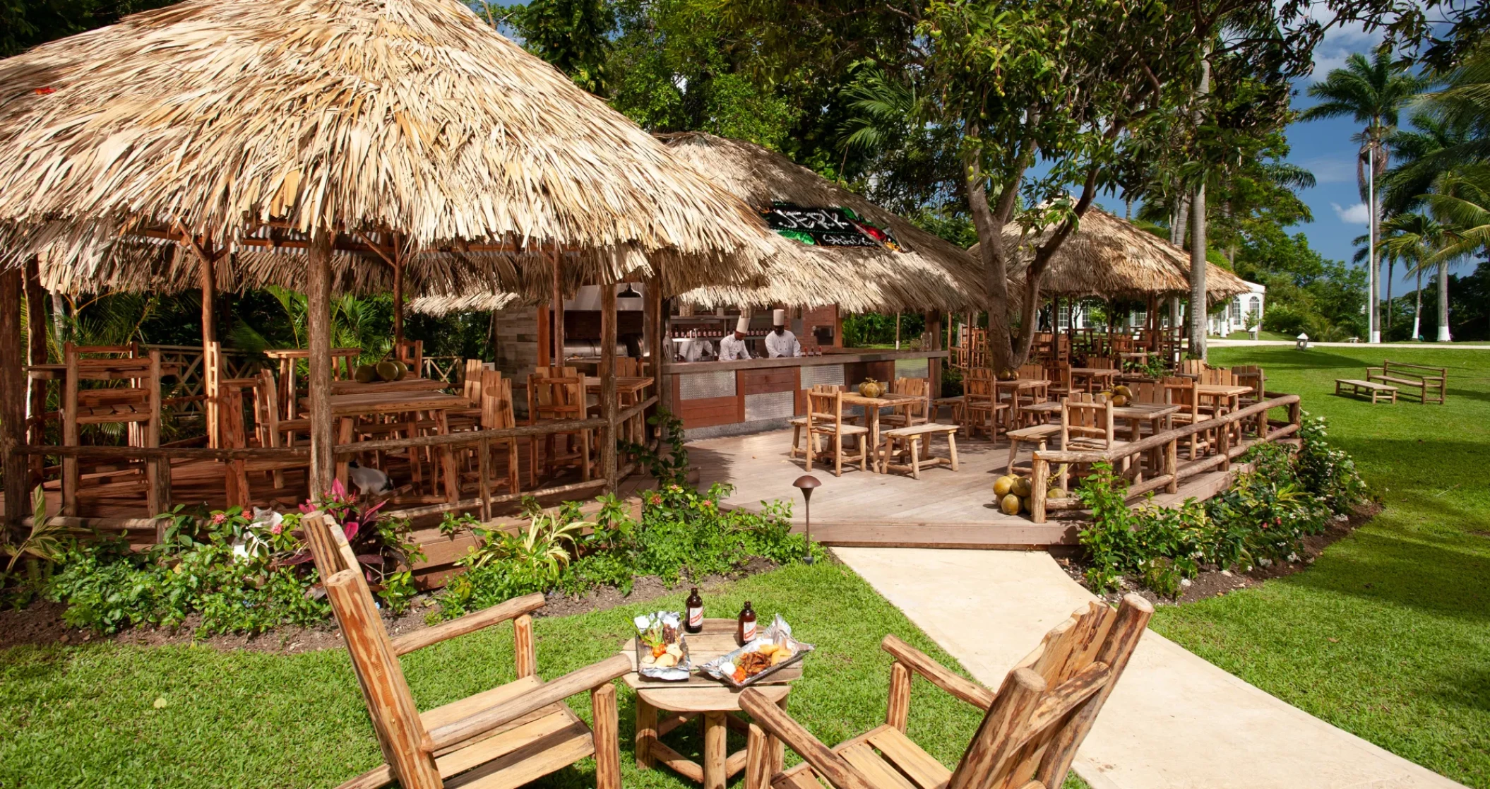 Jerk restaurant at Sandals Ochi