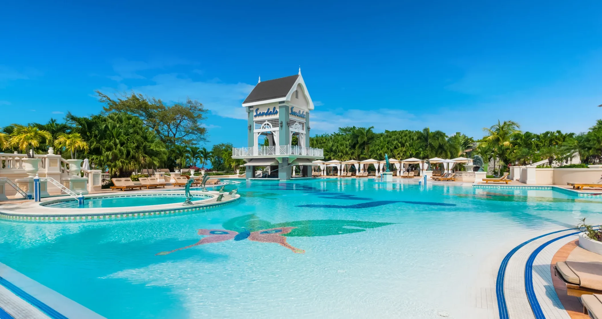 Main pool at Sandals Ochi