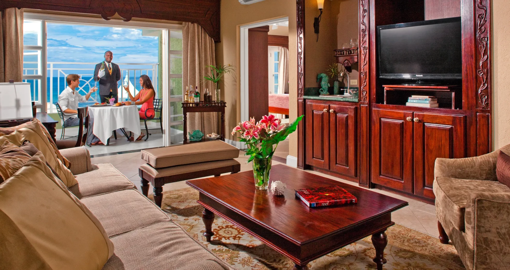 Master suite at Sandals Ochi