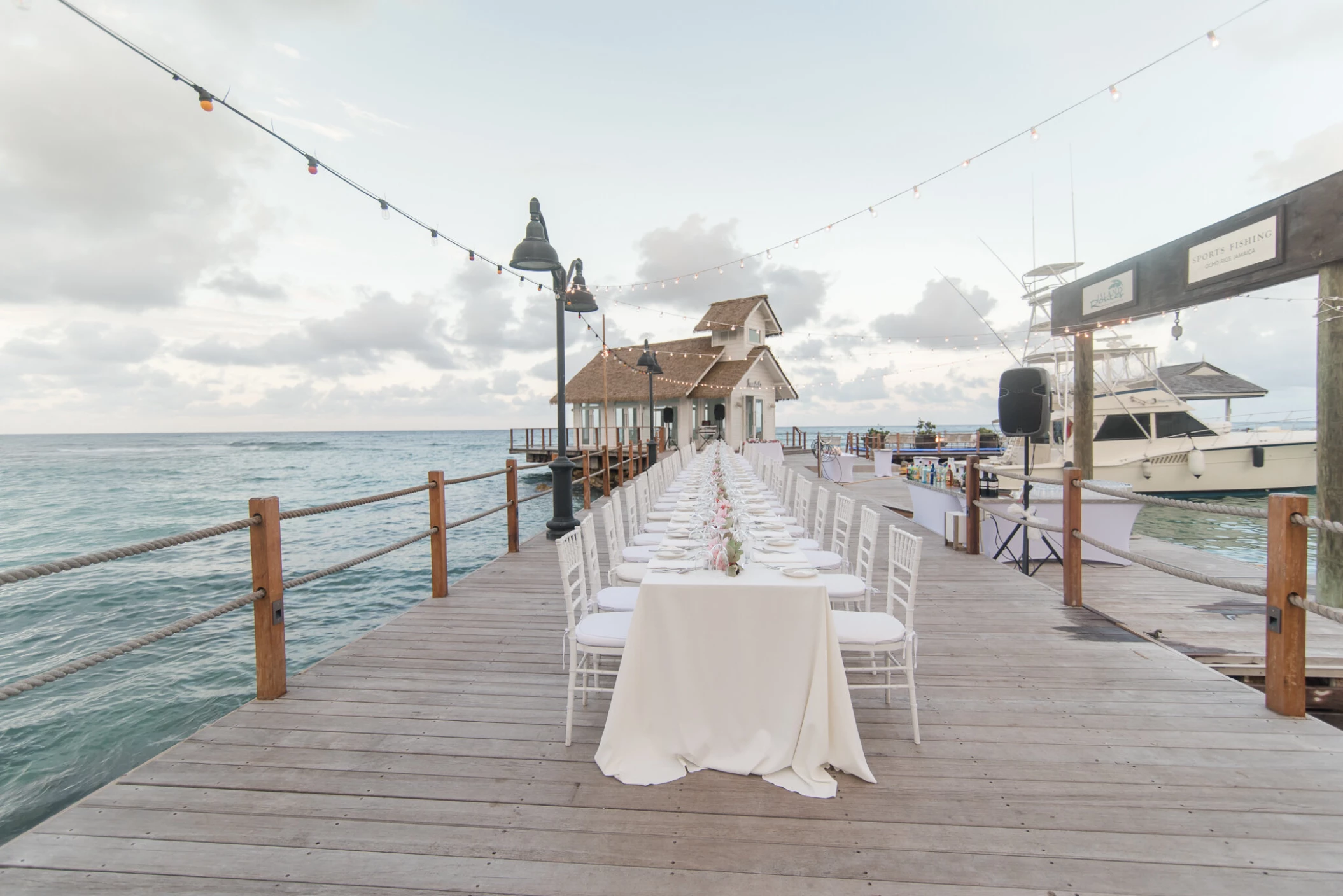 Over the water chapel at Sandals Ochi