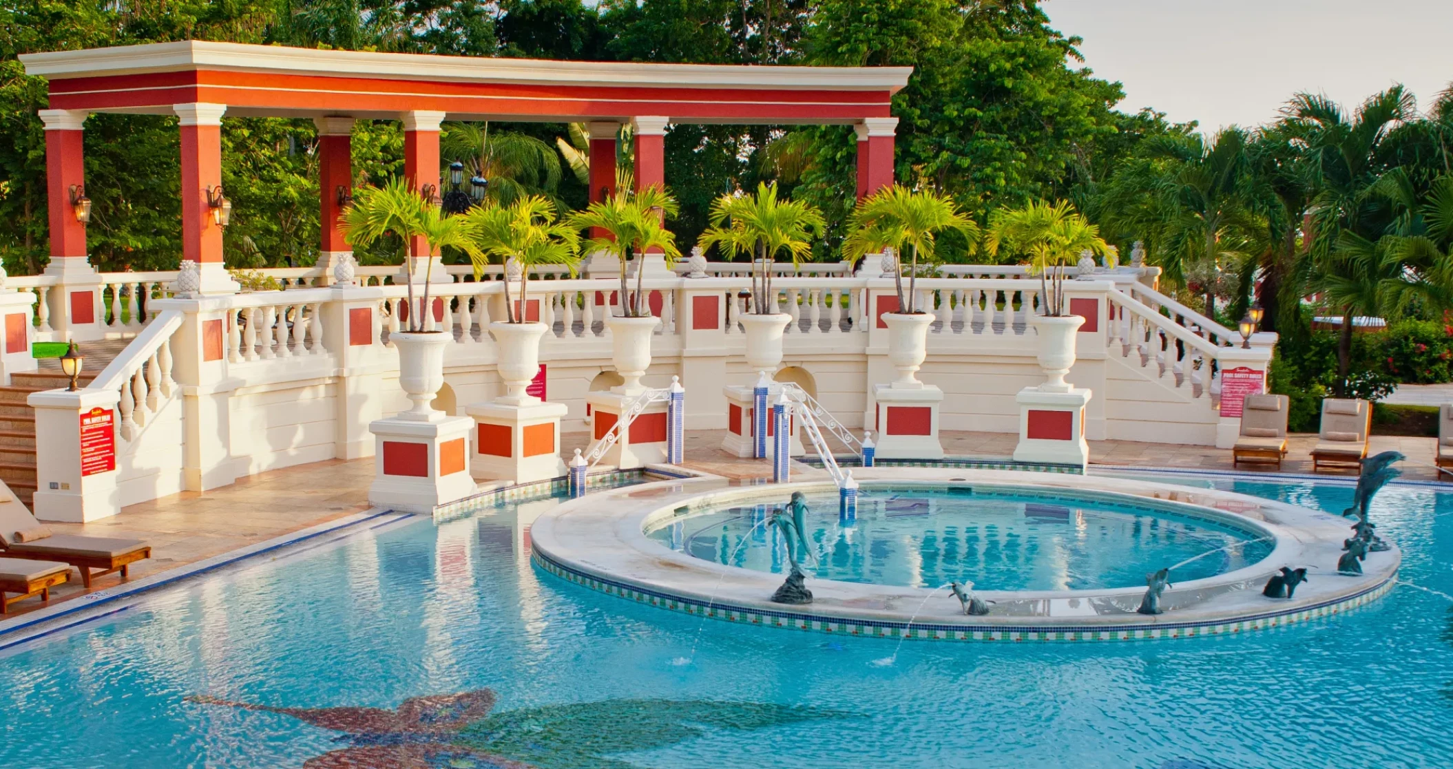 Pool area at Sandals Ochi