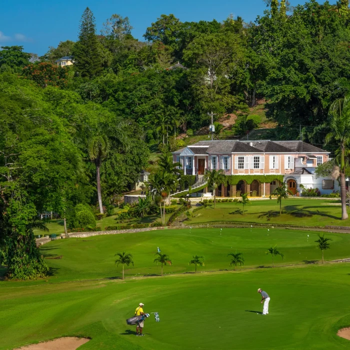 Golf course at Sandals Ochi