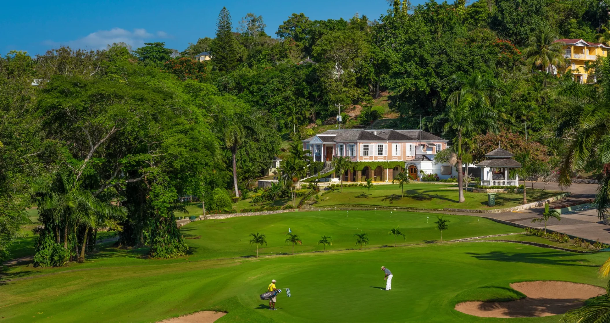 Golf course at Sandals Ochi