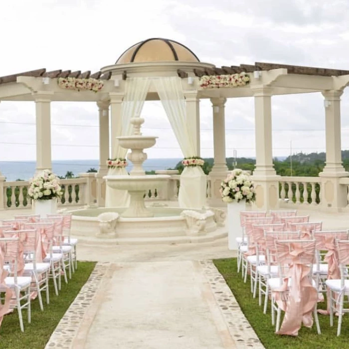 Garden gazebo at Sandals Ochi