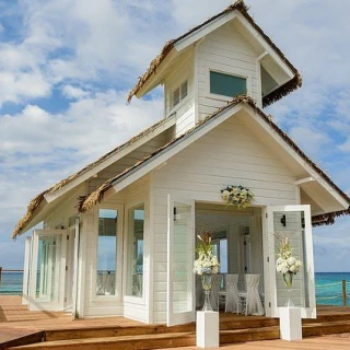 Over water chapel at Sandals Ochi