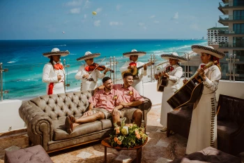 Wedding in Sandos Cancun Penthouse