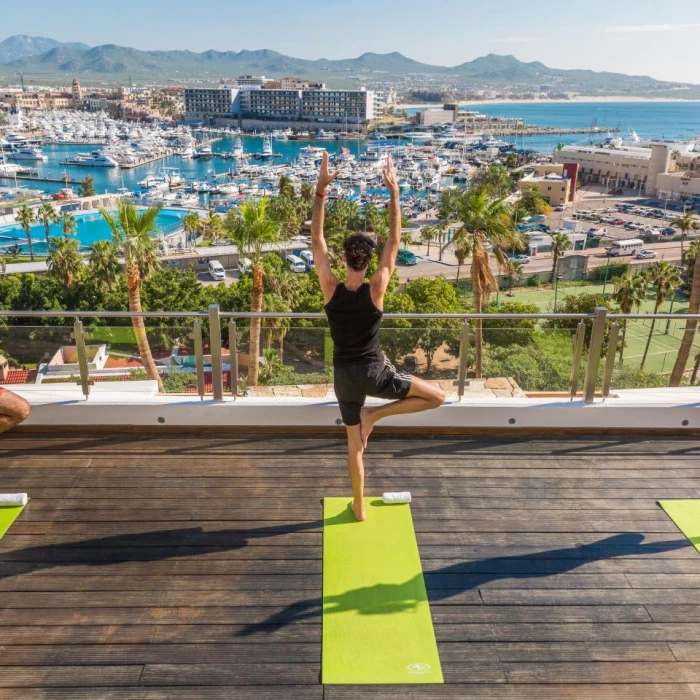 Fitness center at Sandos Finisterra Los Cabos