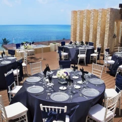 sky terrace wedding reception