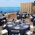 sky terrace wedding reception