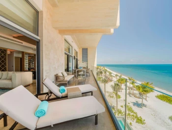 Haven Riviera Cancun Presidential suite terrace.