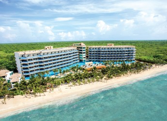 El Dorado Seaside Suites resort arial from ocean