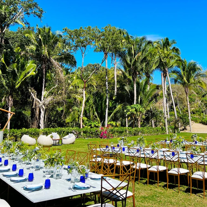 Garden Wedding Venue at Secrets and Dreams Bahía Mita Resort.