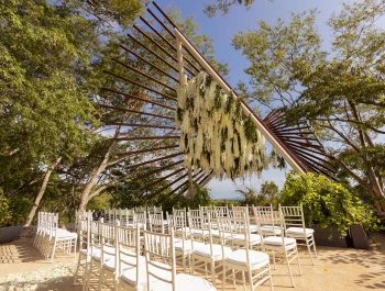 Wedding at Secrets Bahia Mita Resort.