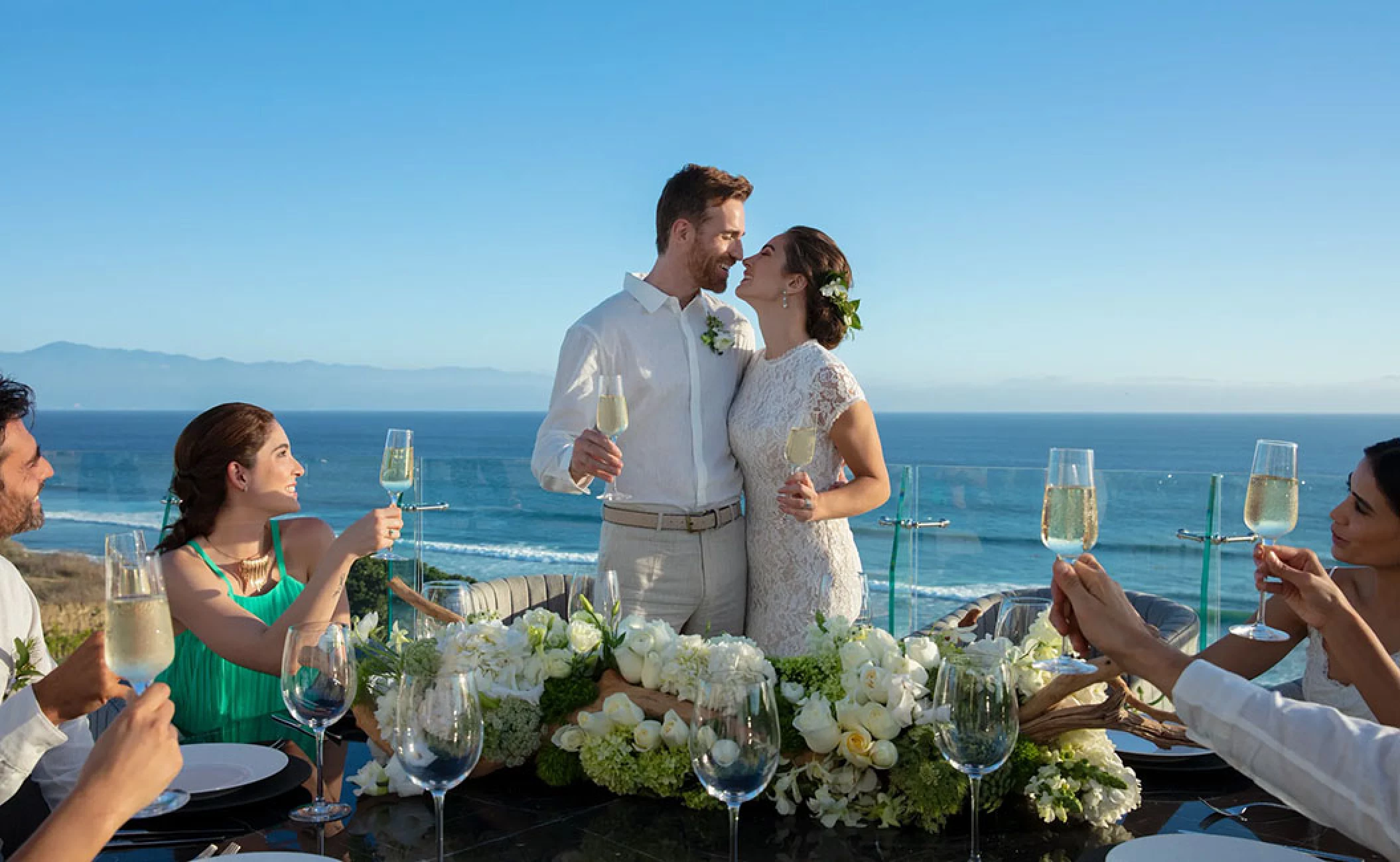 Secrets and Dreams Bahía Mita wedding toast.