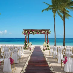 Secrets Akumal resort beach wedding venue