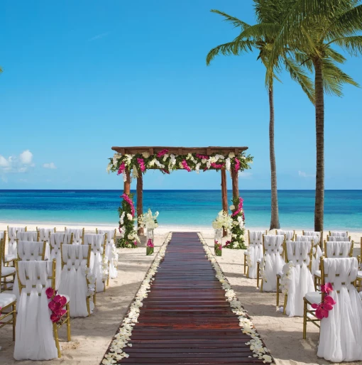 Secrets Akumal resort beach wedding venue