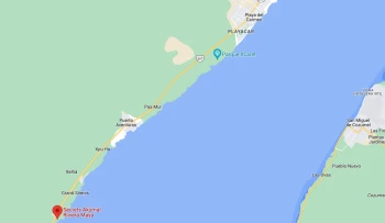 Google maps of Secrets Akumal Riviera Maya