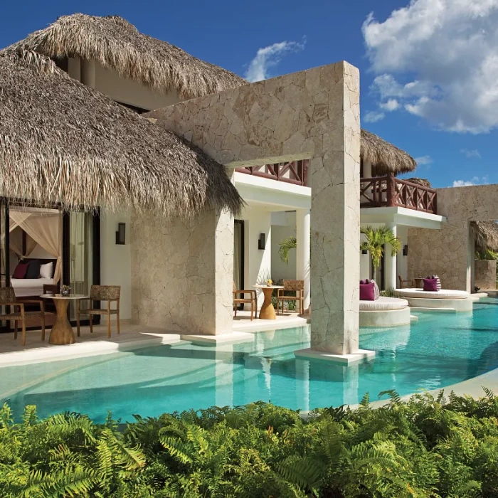 Bungalows  outside at Secrets Cap Cana Resort and Spa