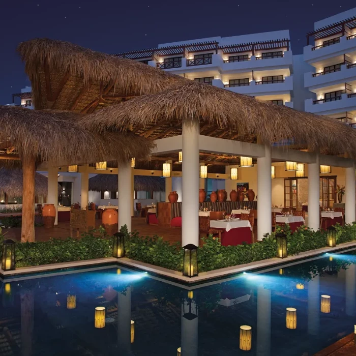 El patio restaurant at Secrets Cap Cana Resort and Spa