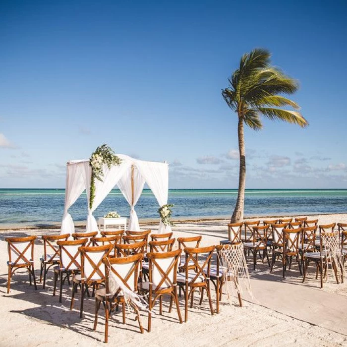 Beach ceremony at Secrets Cap Cana Resort and Spa