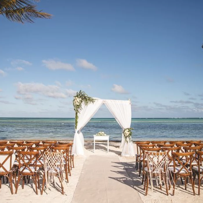 Beach ceremony at Secrets Cap Cana Resort and Spa