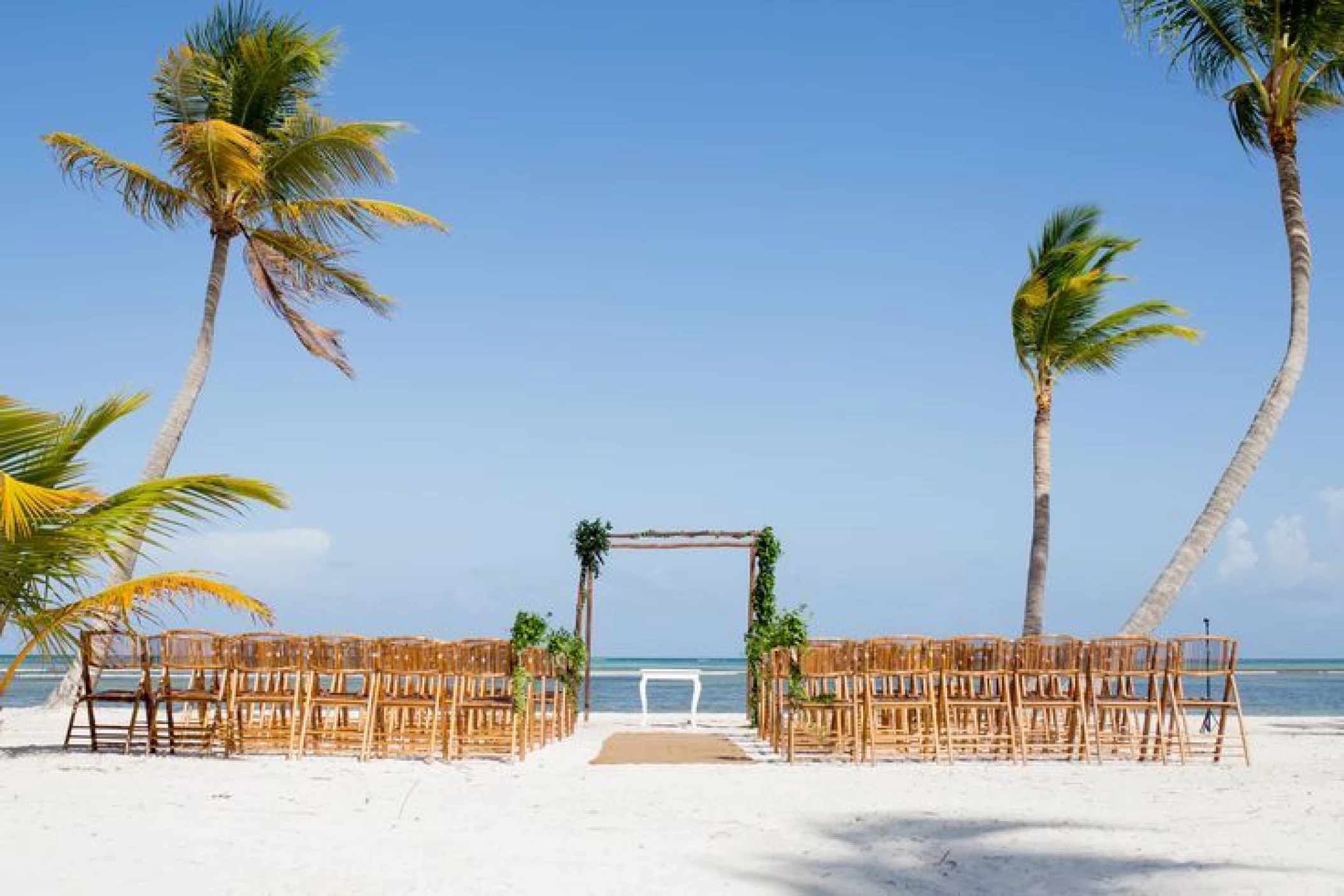 Beach ceremony at Secrets Cap Cana Resort and Spa