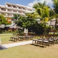 Ceremony in the pool terrace at Secrets Cap Cana Resort and Spa