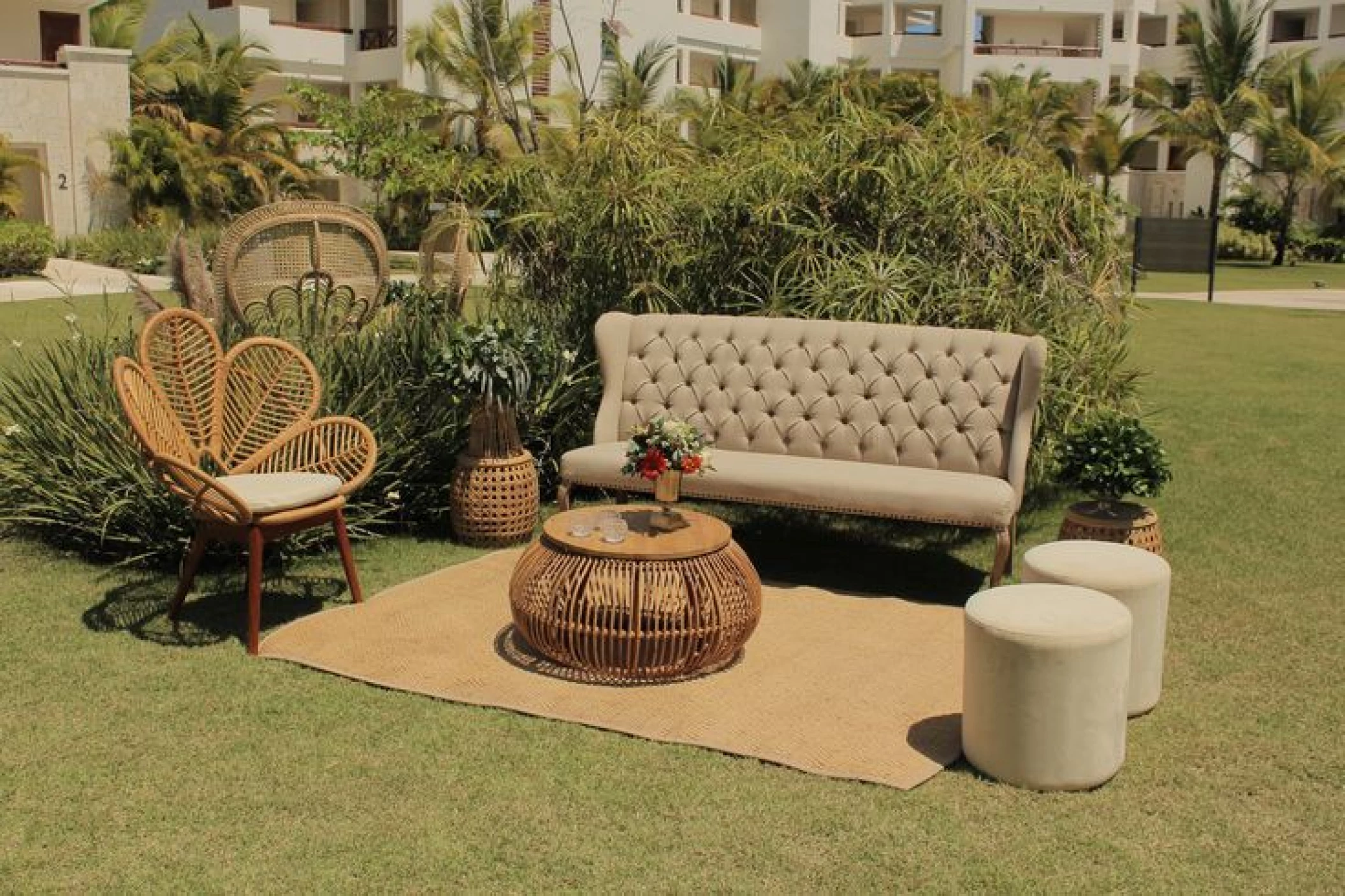 Ceremony in the pool terrace at Secrets Cap Cana Resort and Spa