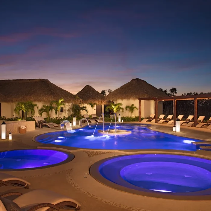 Spa circuit at Secrets Cap Cana Resort and Spa