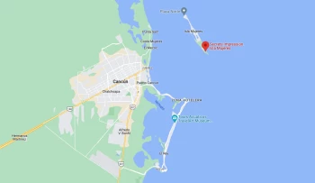 Google maps of Secrets Impression Isla Mujeres