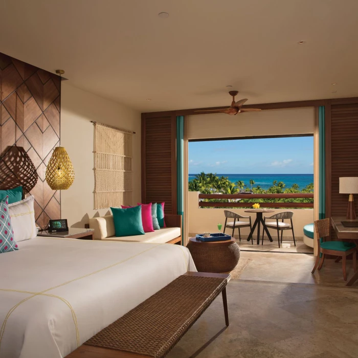 Secrets Maroma Beach Riviera Cancun oceanview room with king bed