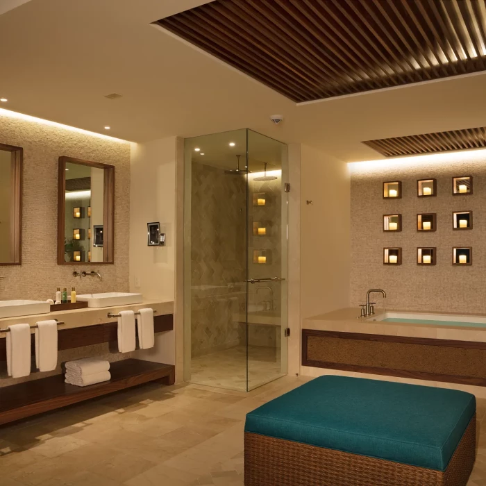 Secrets Maroma presidential suite bathroom