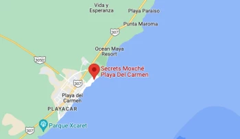Google maps of secrets moxche and secrets impression moxche