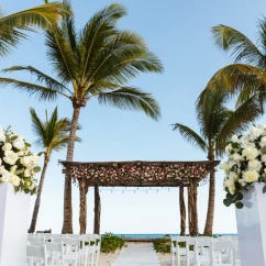 Secrets Moxché Beach wedding venue.