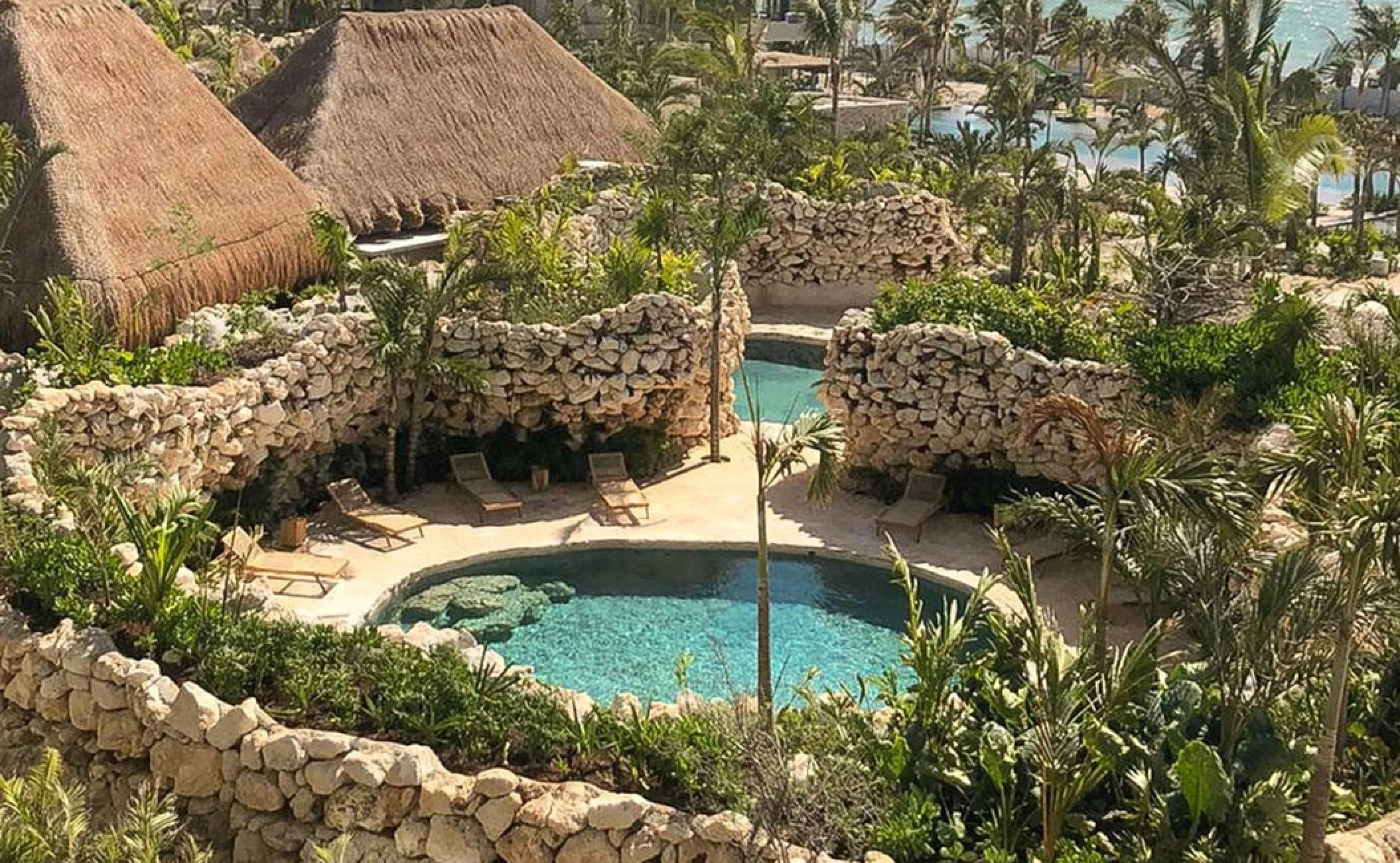 Secrets Impression Moxche Cenote Pool Wedding Venue.