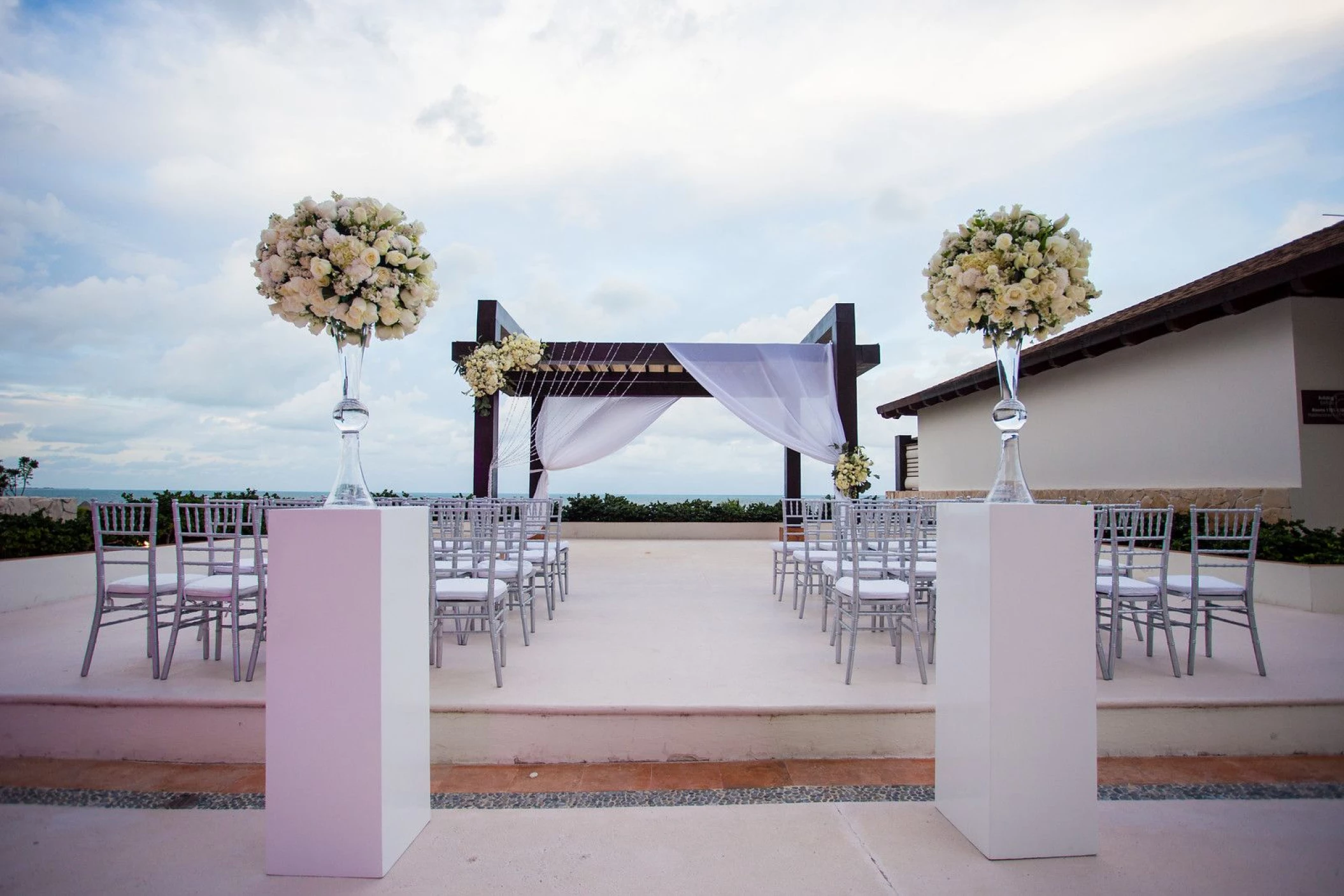 Wedding gazebo at Secrets Playa Mujeres Resort
