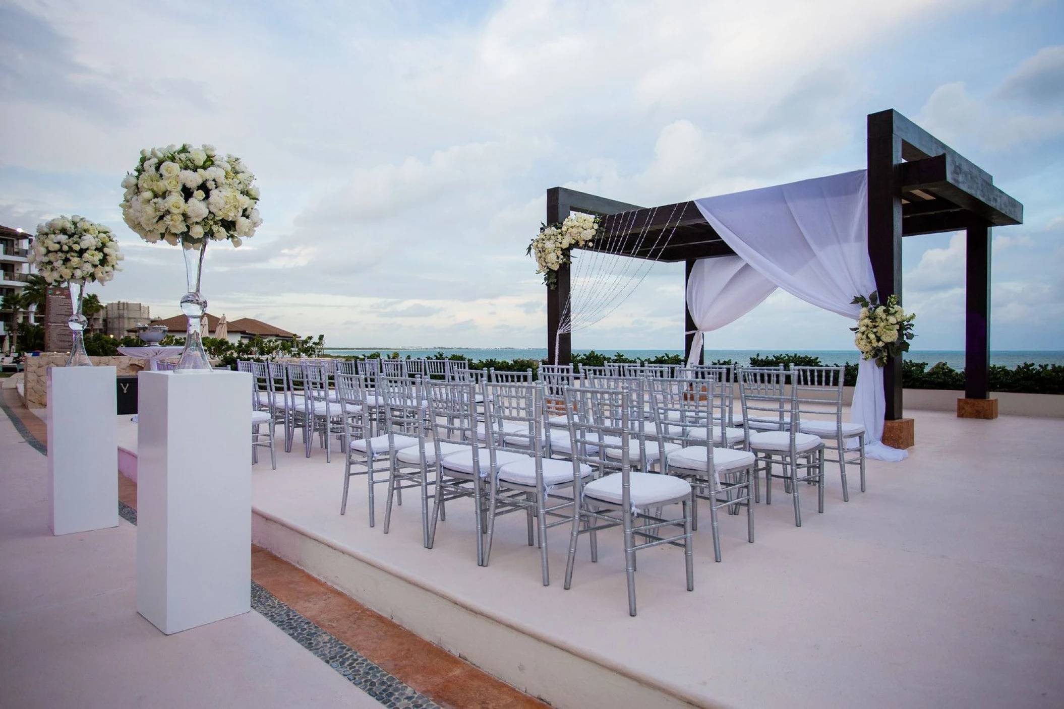 Wedding gazebo at Secrets Playa Mujeres Resort